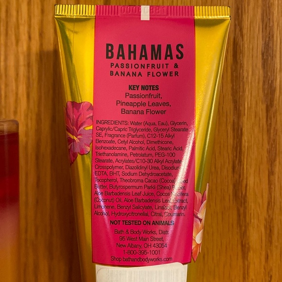 Bath & Body Works Bahamas Passion fruit banana flower fragrance mist body cream - Picture 4 of 11